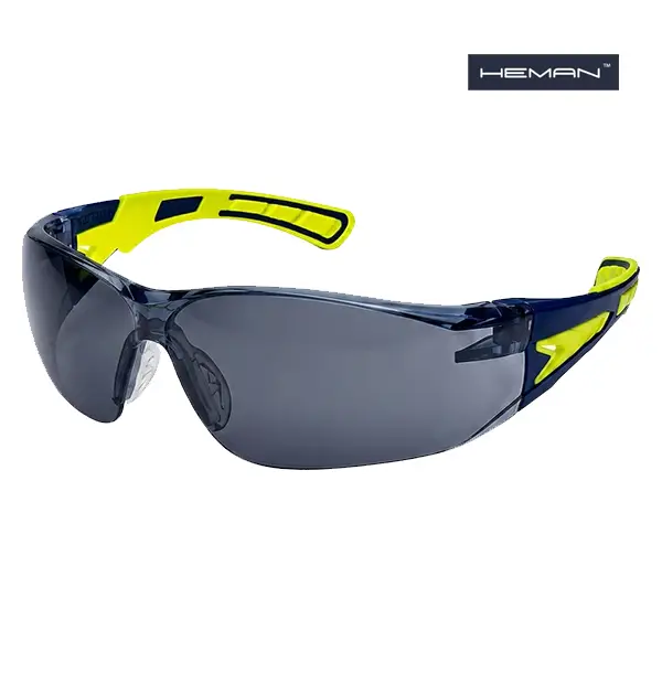 Safety Glasses - HEMAN - 0015 - Smoke Lens
